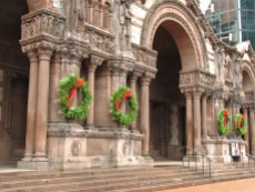 Trinity Church with Wreaths