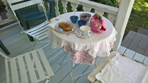 Breakfast on Porch